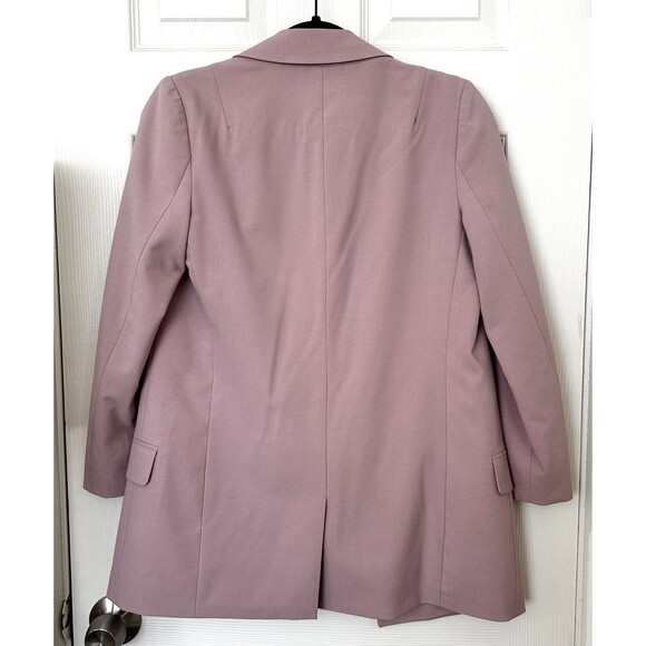 All Saints Pink Aleida Lightweight Tri Blazer Open Front Jacket Women’s Size 2 - Picture 6 of 13